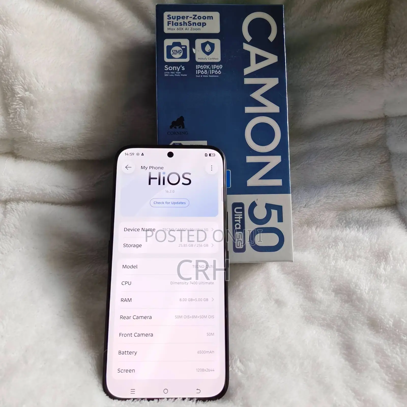 Tecno Camon 50 Ultra 512 GB Gray