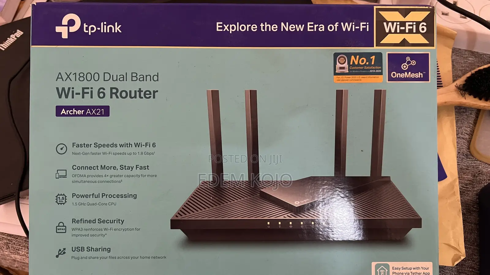 TP-Link AX1800 Dual Band WiFi 6 Router