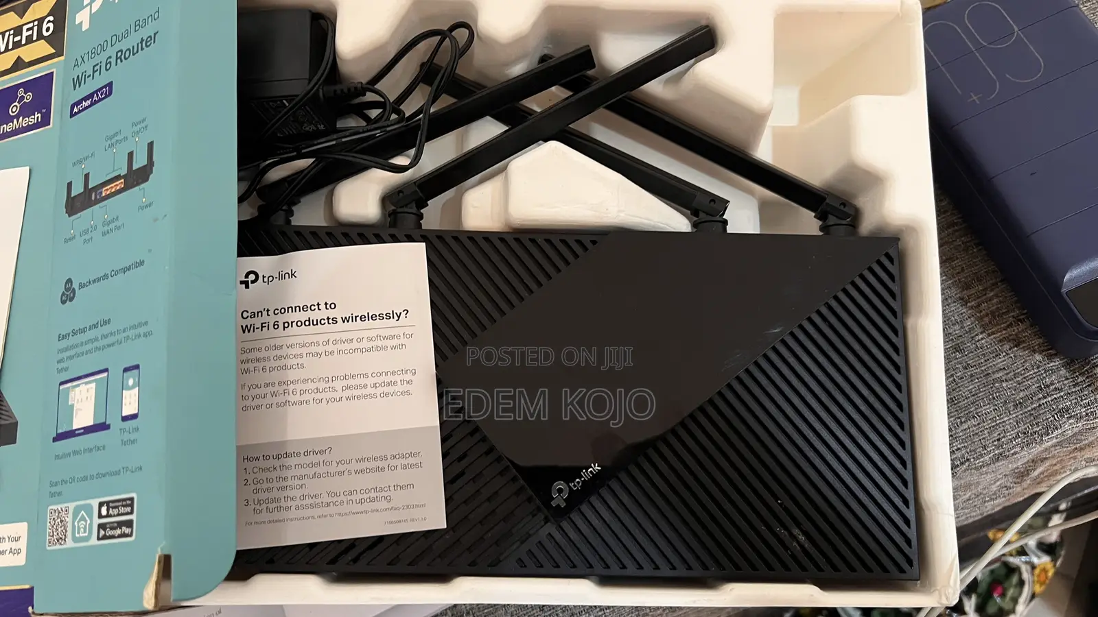 TP-Link AX1800 Dual Band WiFi 6 Router