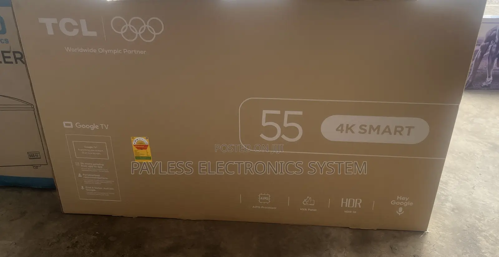 TCL 55′′ HDR Frameless Google TV