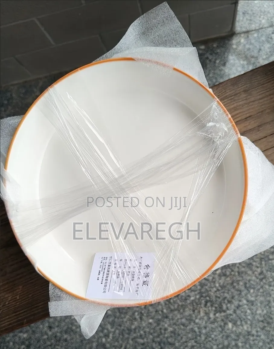 Ceramic Shallow Bowls (6 Pieces Set)