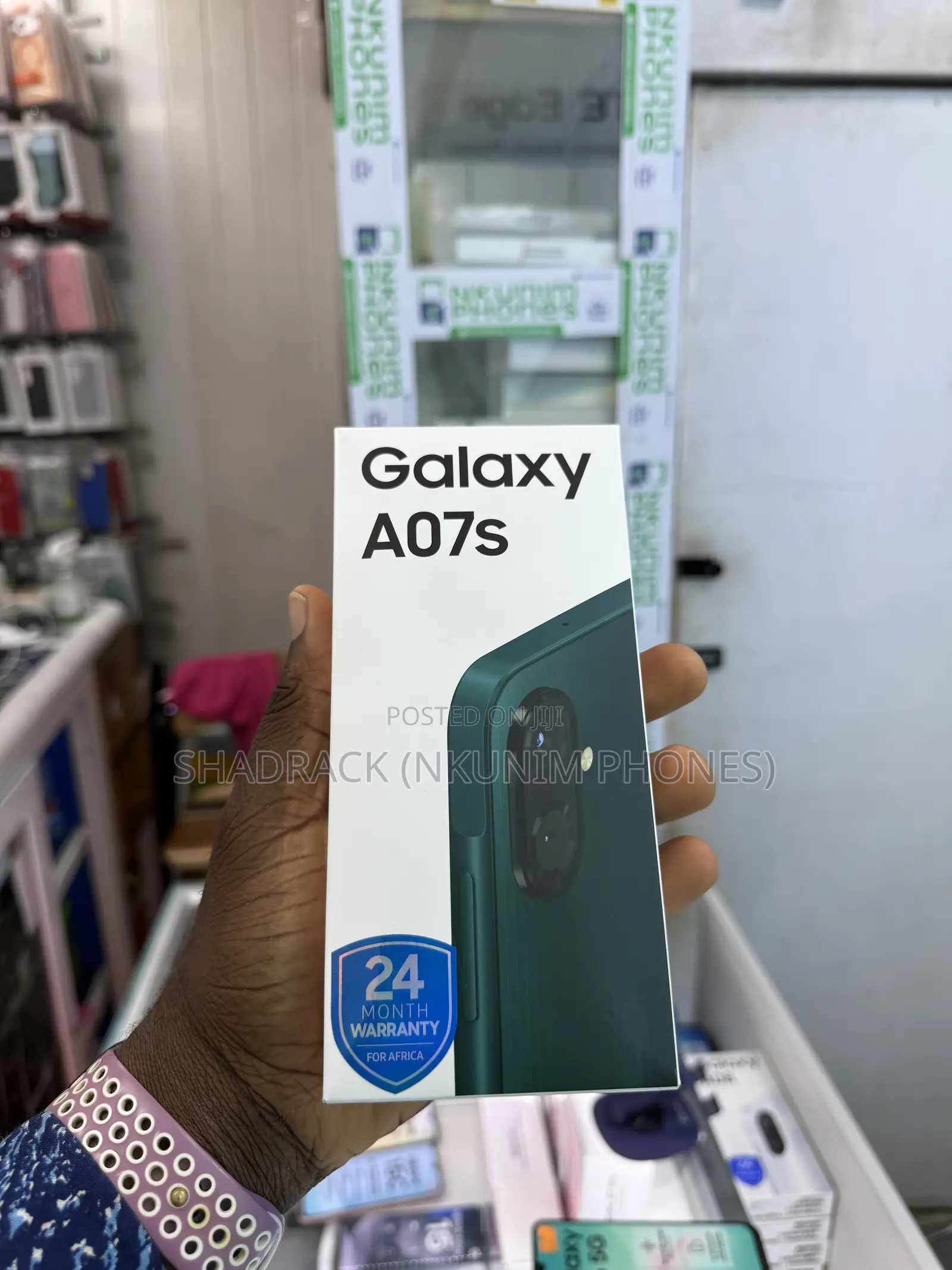 New Samsung Galaxy A07s 64 GB Green