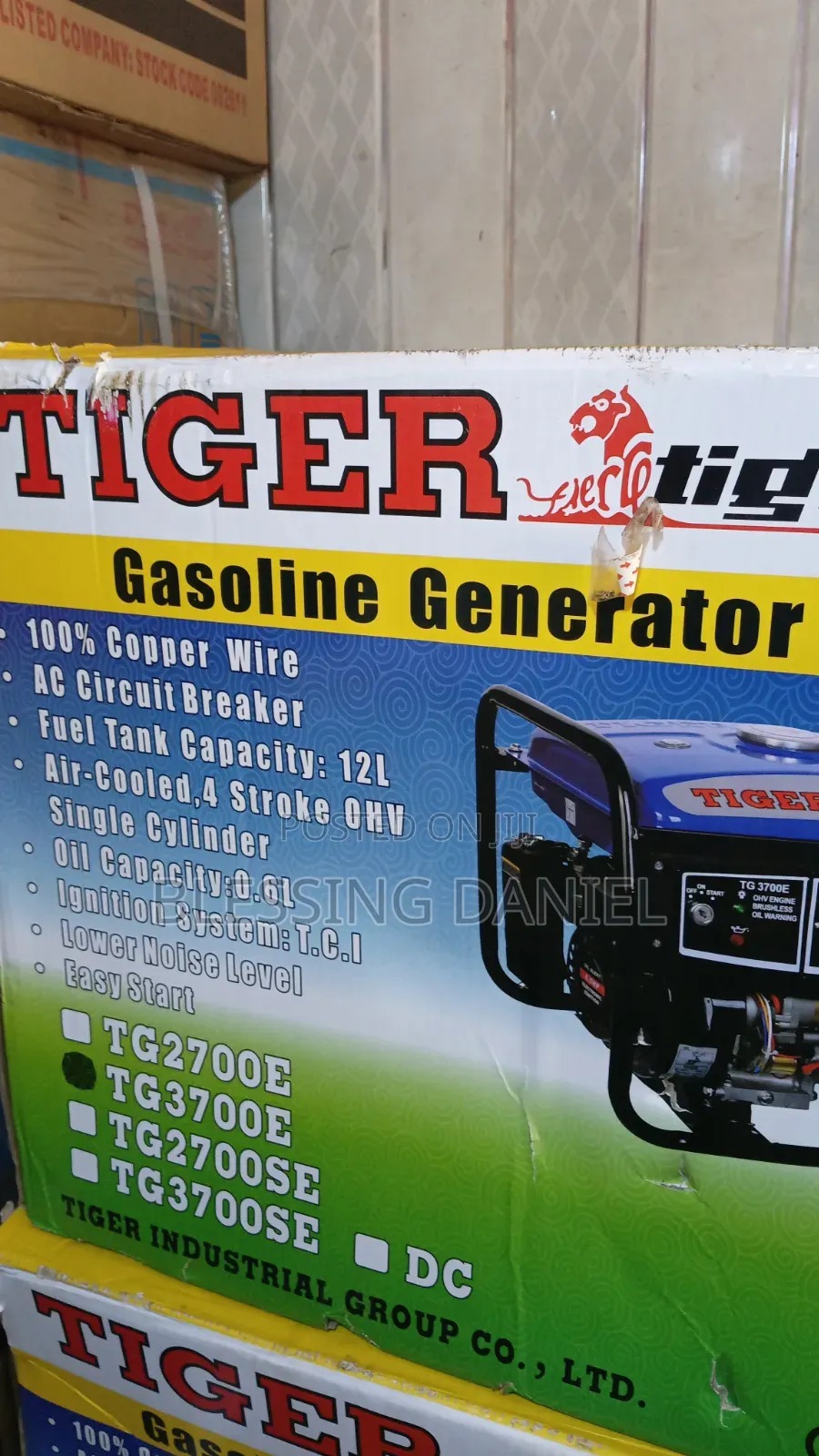 Tiger 2700Generator Hand Starter