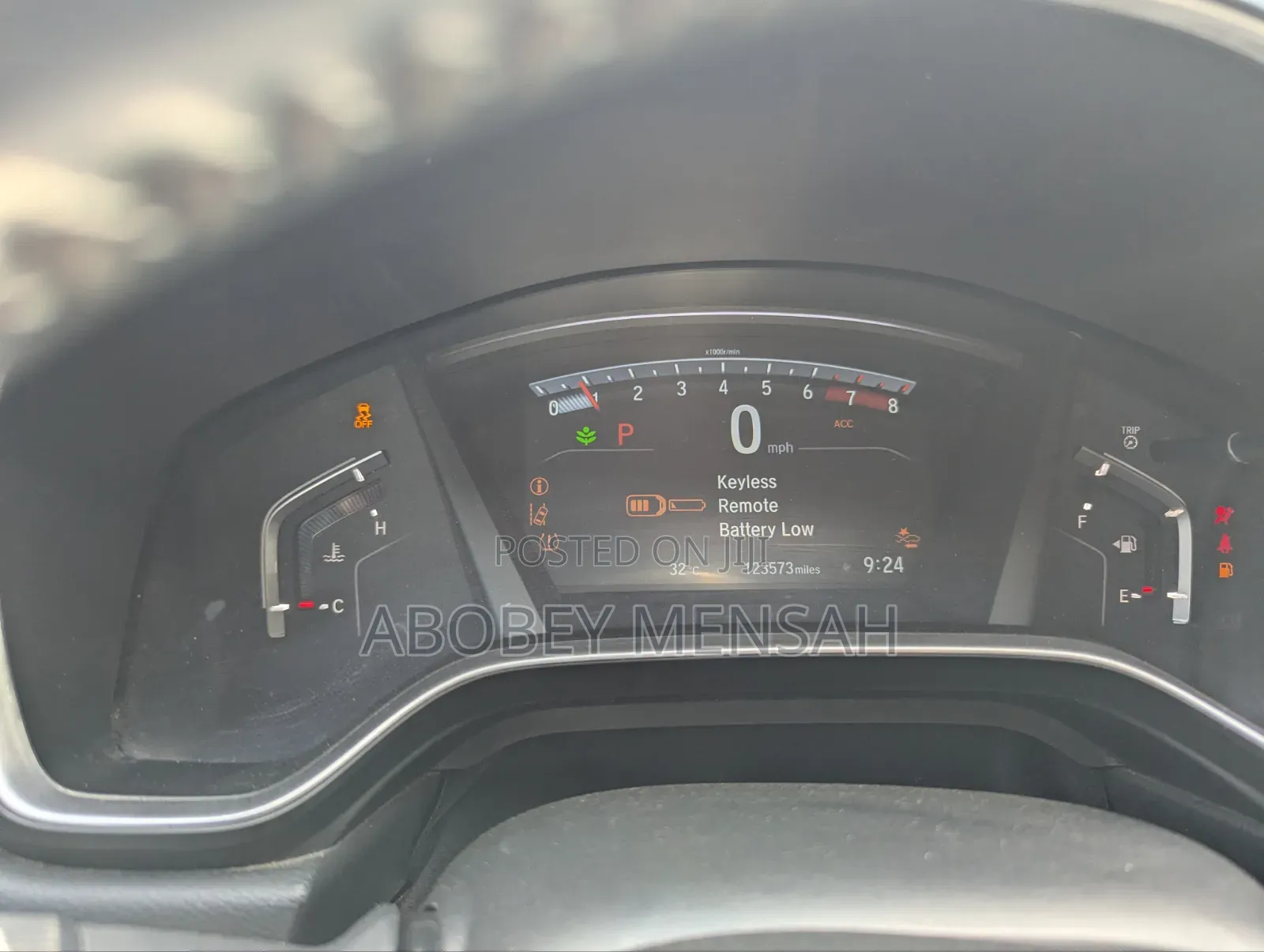 Honda CR-V Touring AWD 2019 Blue