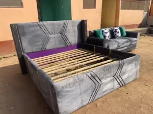 Queen Size Bed Frame With High Quality 3in One Sofa Chair