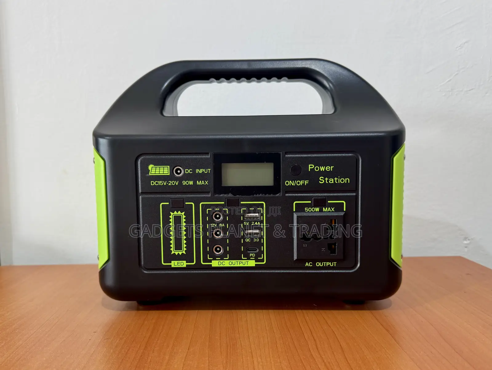 500W DC Lithium-Lon Portable Solar Power Station & Outdoor Solar Panel