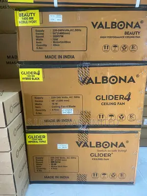 Ultra Modern Valbona Gider Ceiling Fan