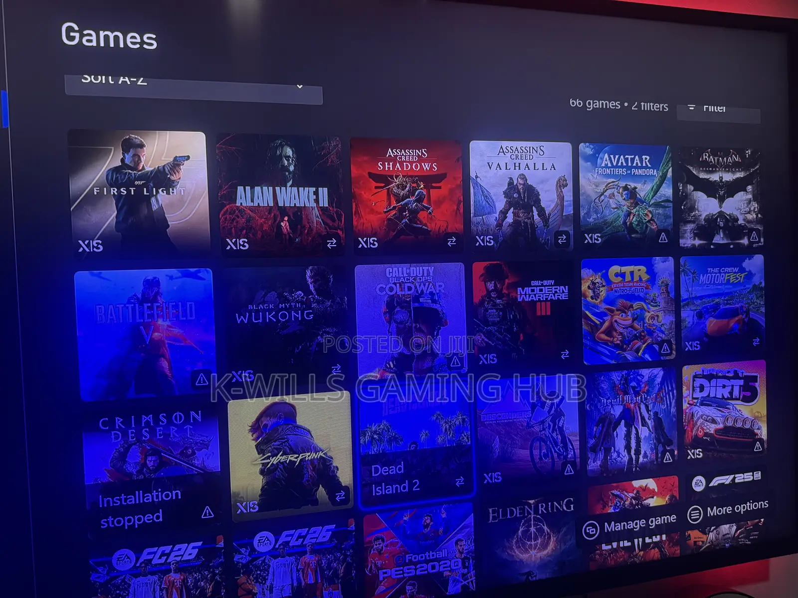 Xbox One/ Series S/X Games Account