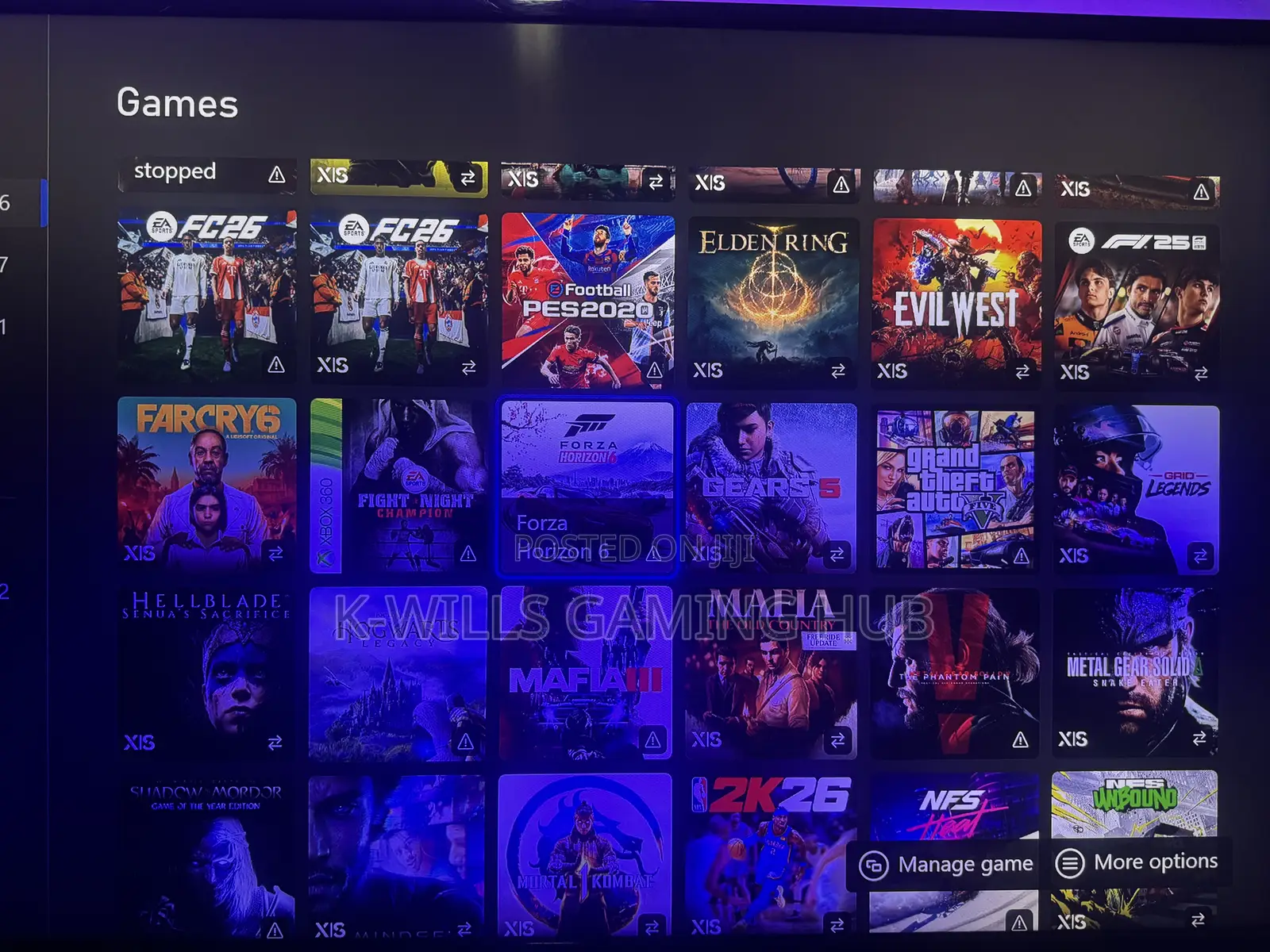 Xbox One/ Series S/X Games Account