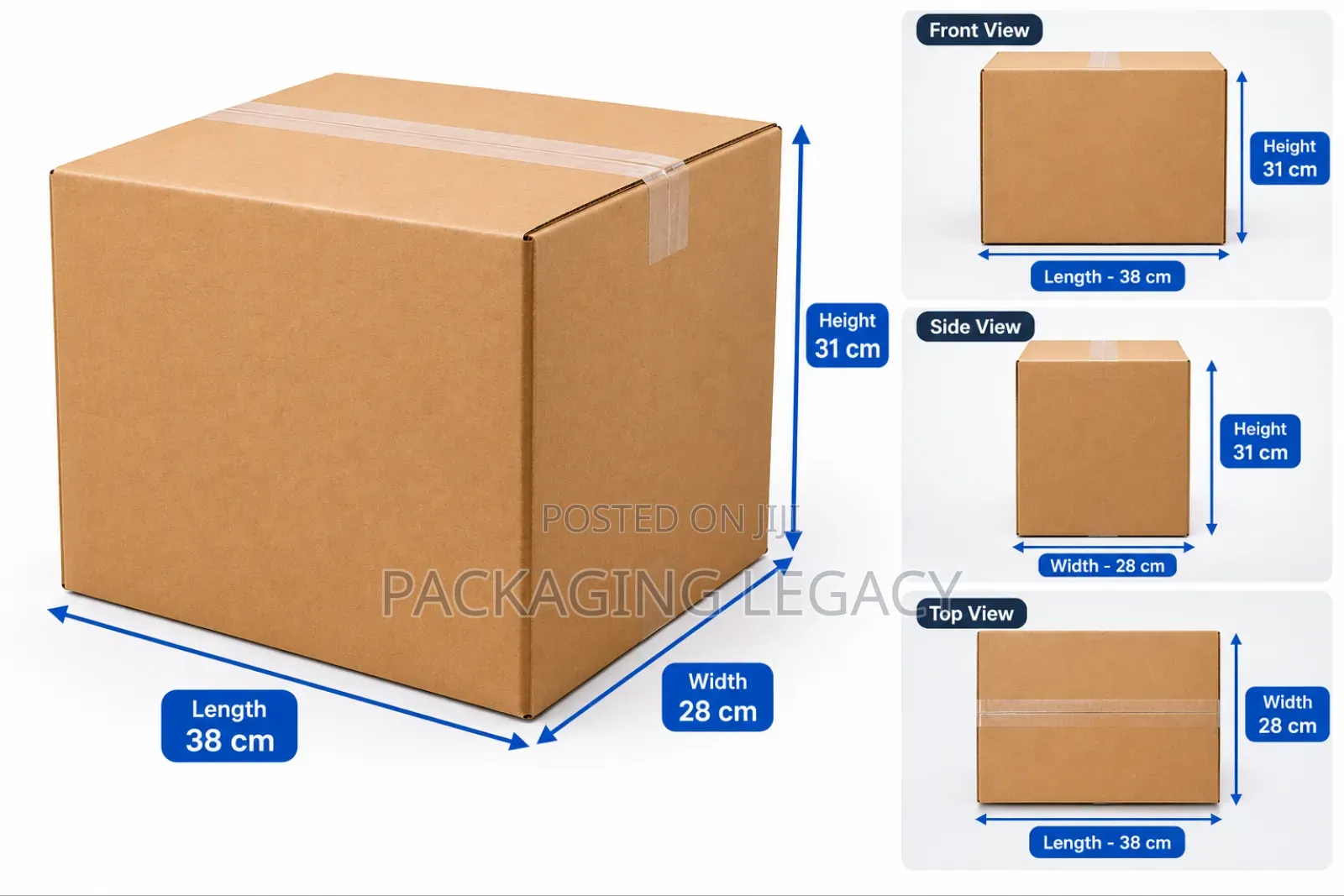 38x28x31cm Cardboard Boxes ( Box C)