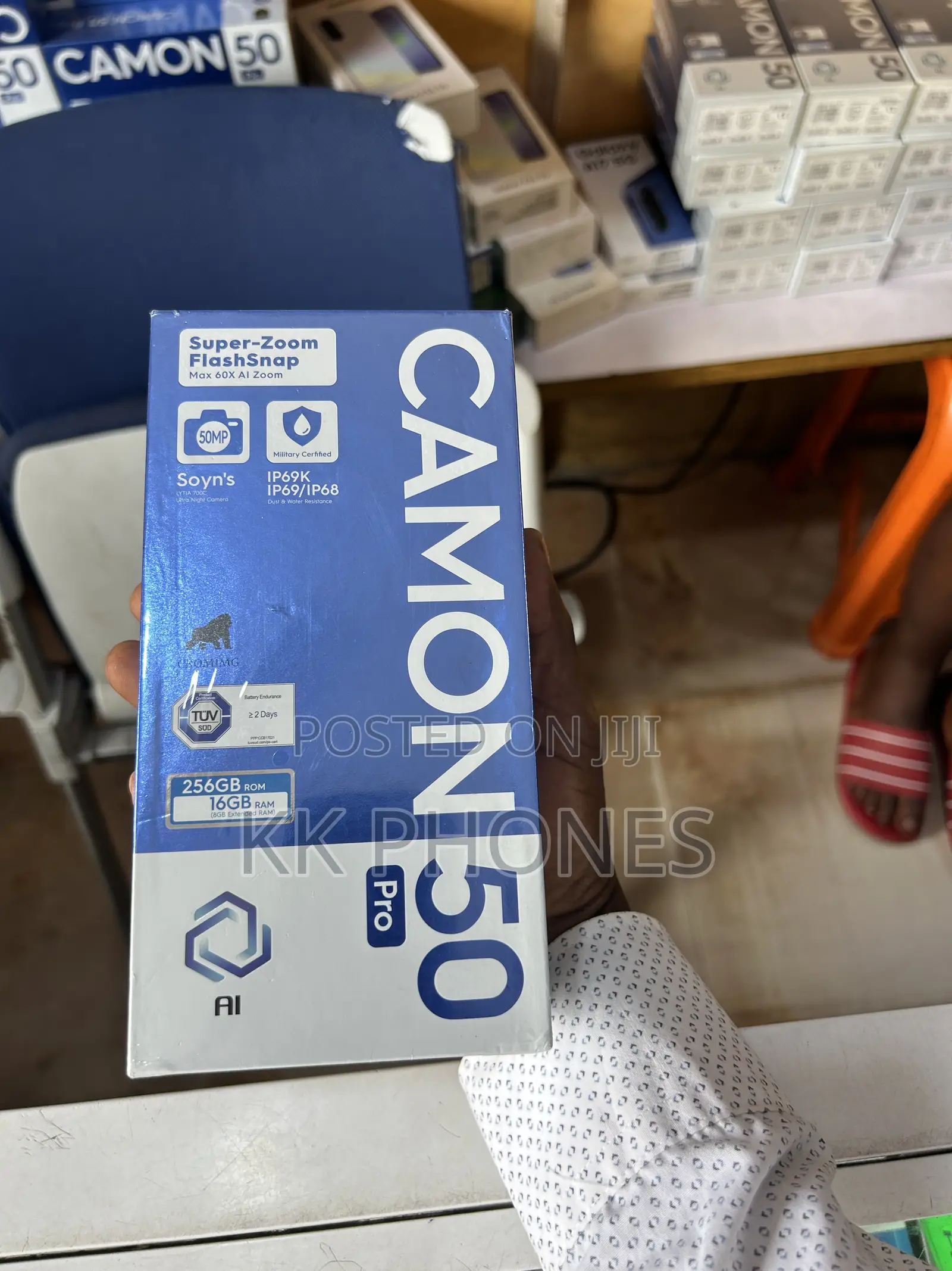 New Tecno Camon 50 Pro 256 GB Black