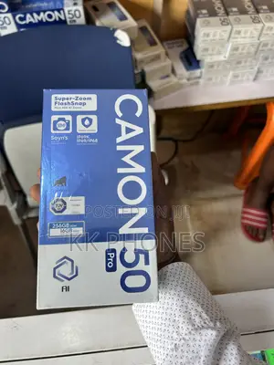 New Tecno Camon 50 Pro 256 GB Black