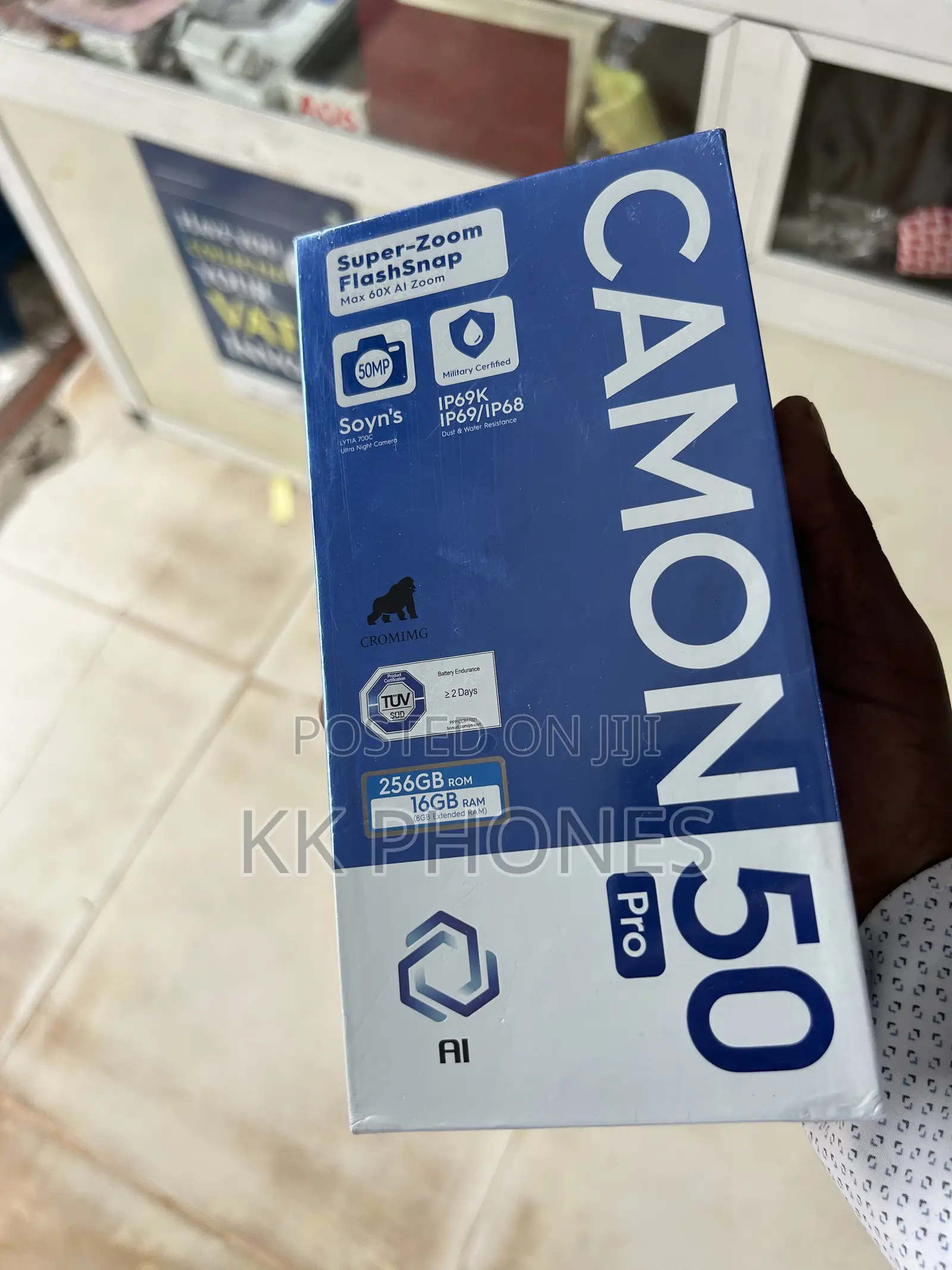 New Tecno Camon 50 Pro 256 GB Black
