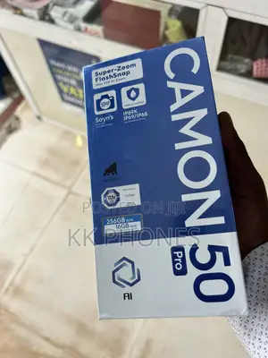 New Tecno Camon 50 Pro 256 GB Black