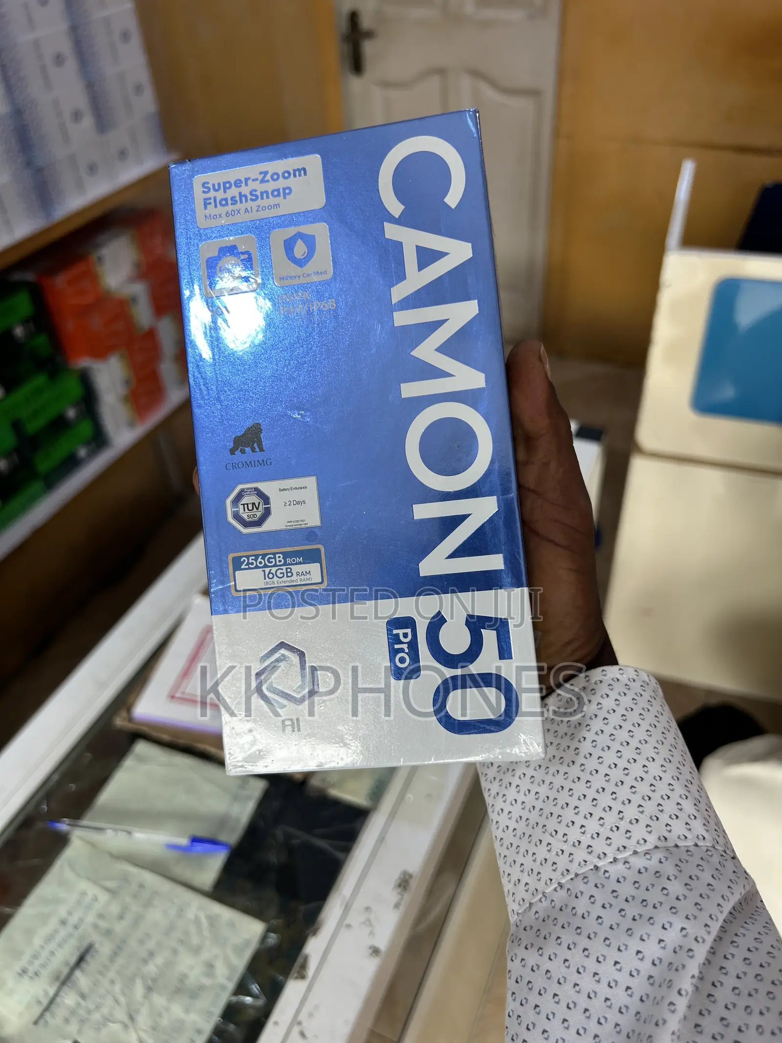 New Tecno Camon 50 Pro 256 GB Black