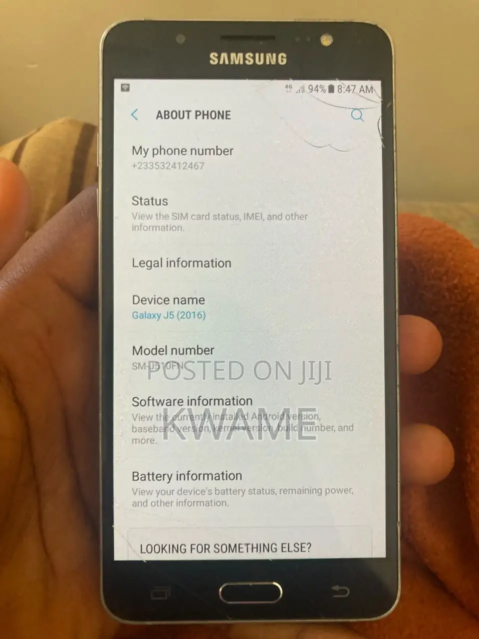 Samsung Galaxy J5 16 GB Black