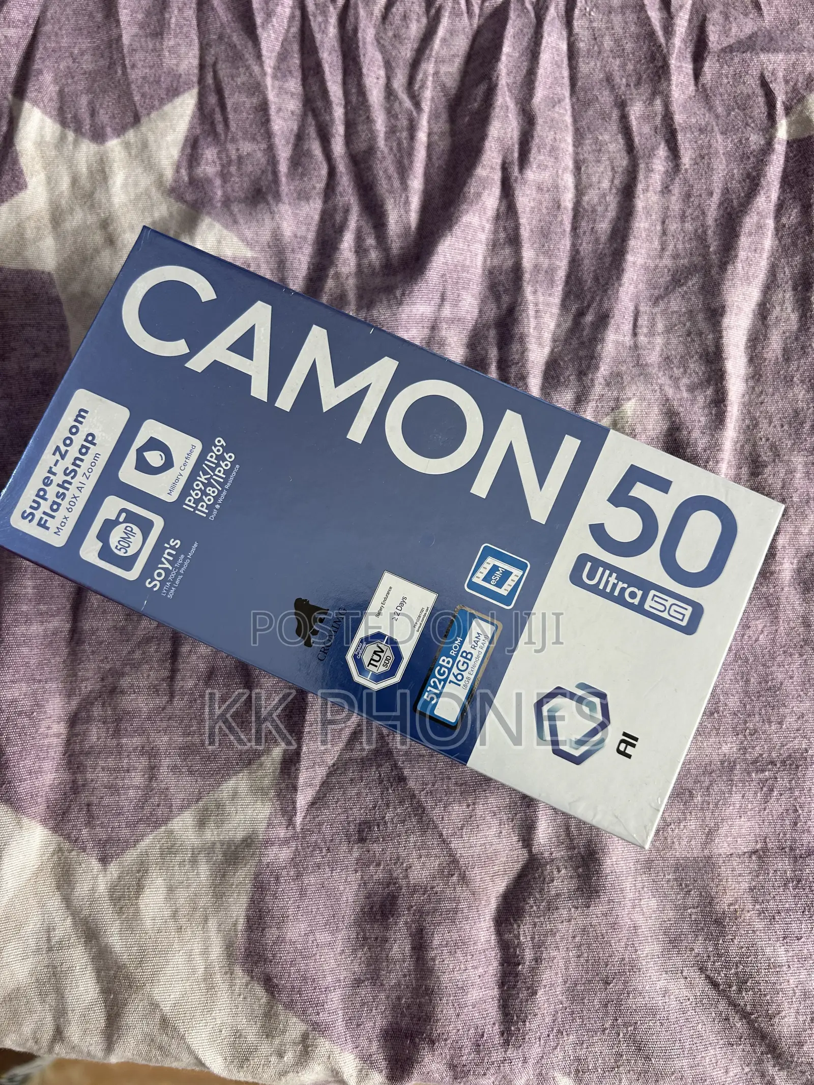New Tecno Camon 50 Ultra 512 GB Black