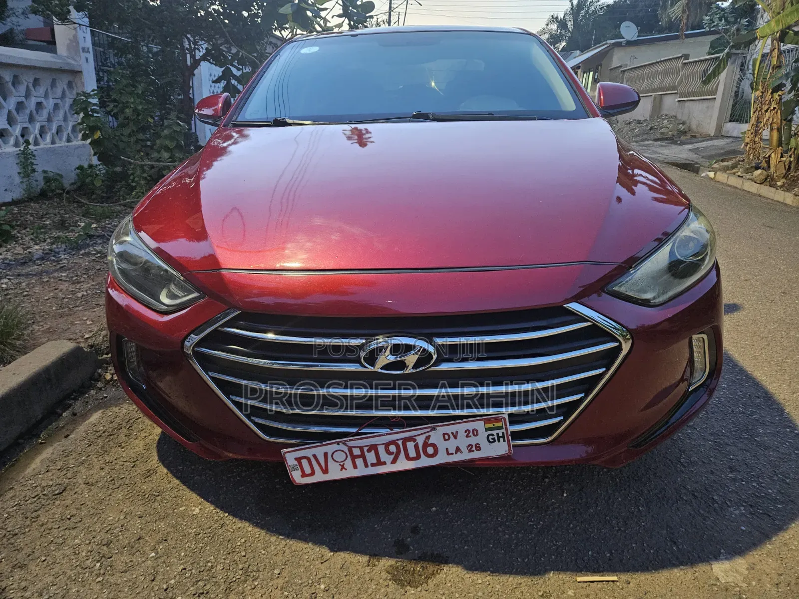Hyundai Elantra Limited 2018 Red