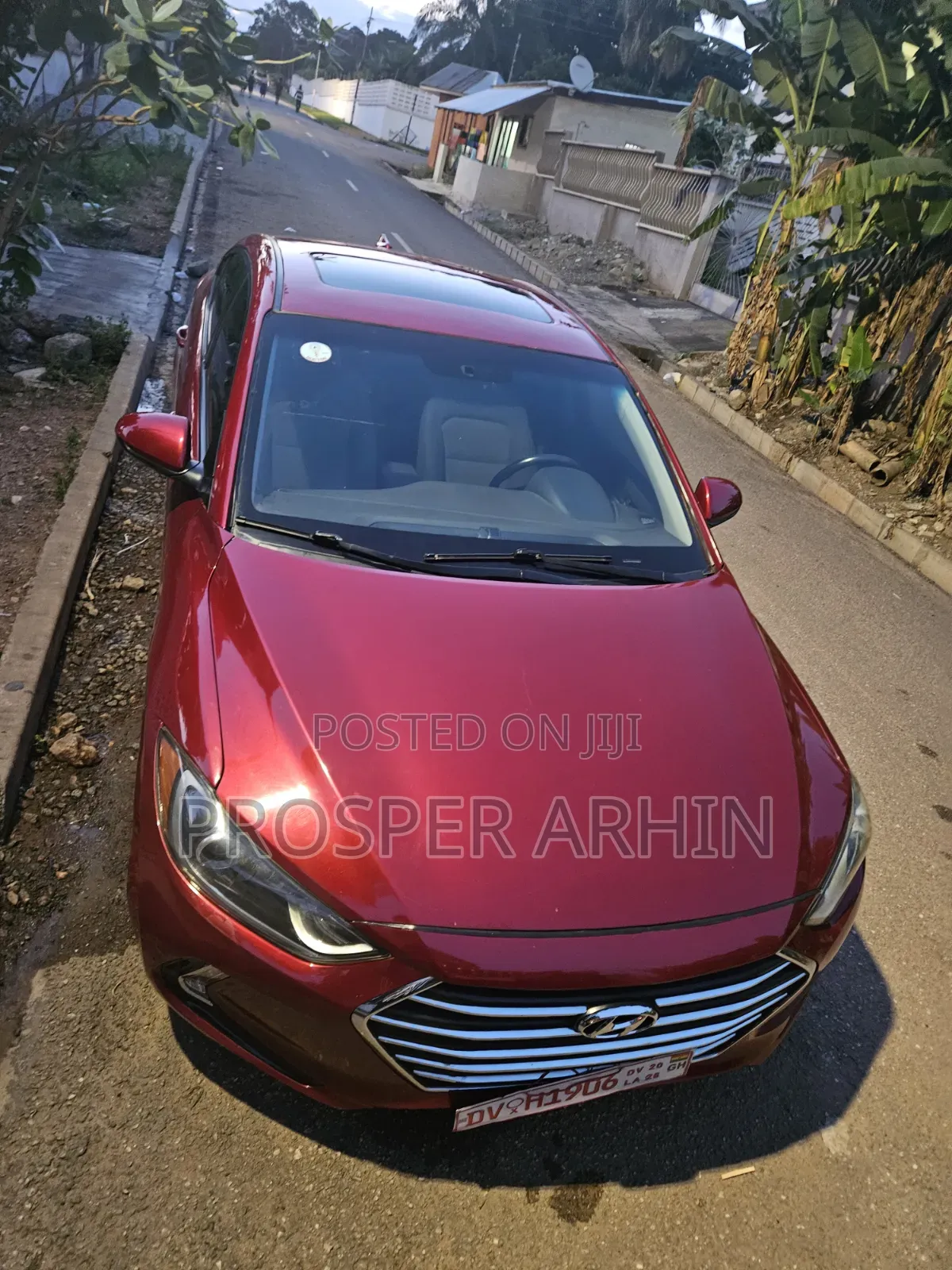 Hyundai Elantra Limited 2018 Red
