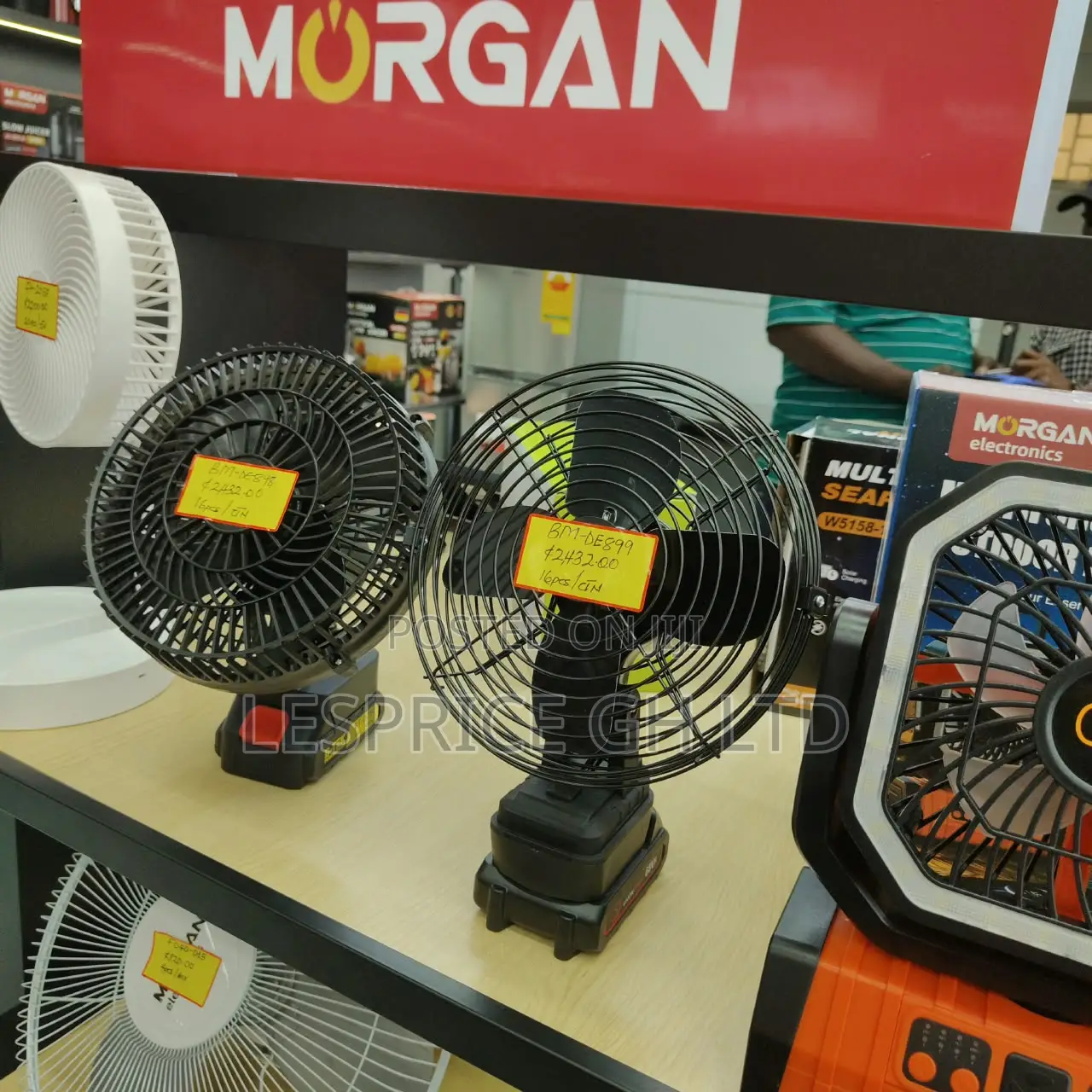 Mega Price Drop on Our Firm Morgan Cordless Rechargeable Desk-Fan