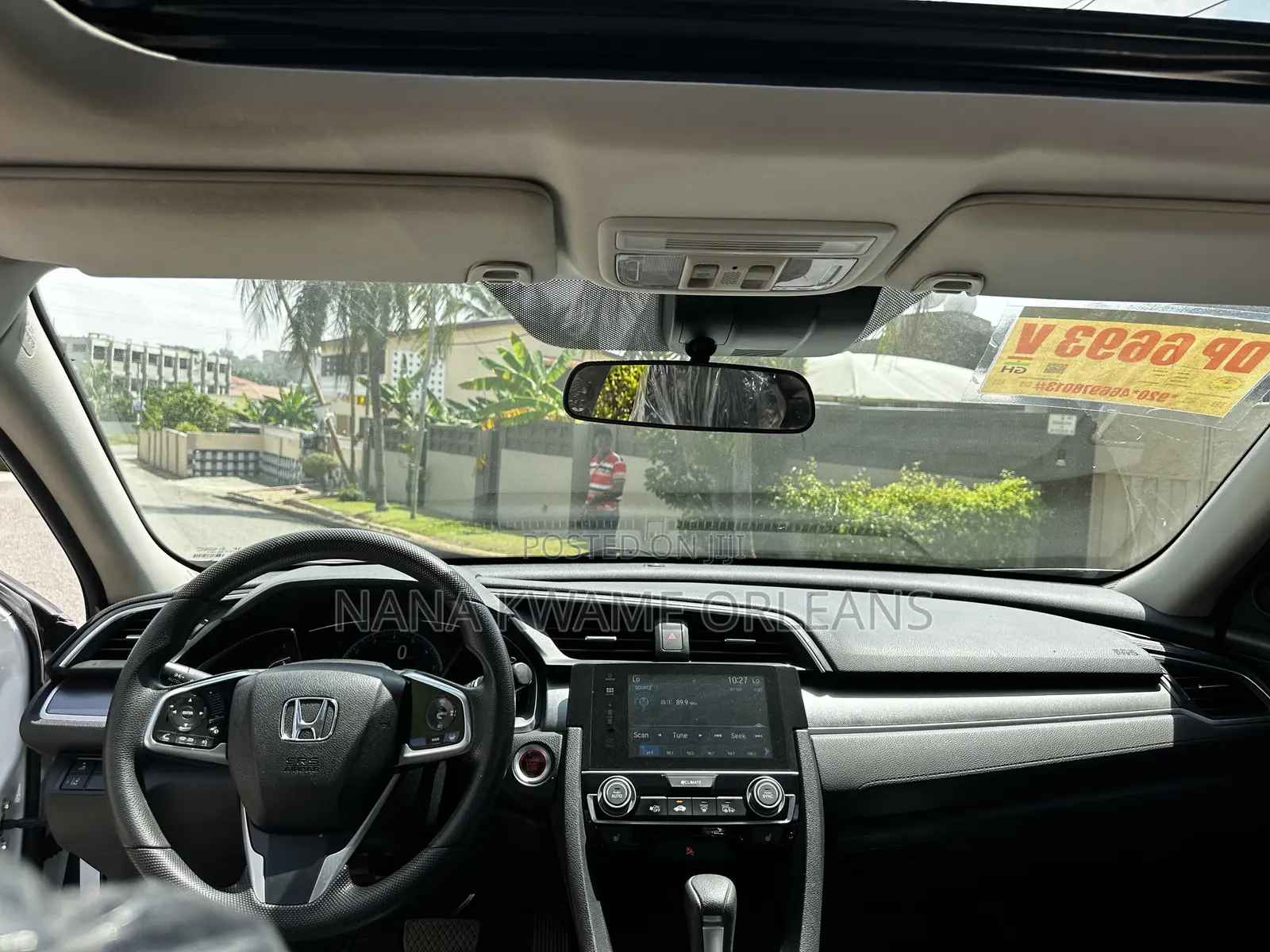 Honda Civic EX-L 4dr Sedan (1.5L 4cyl) 2017 White