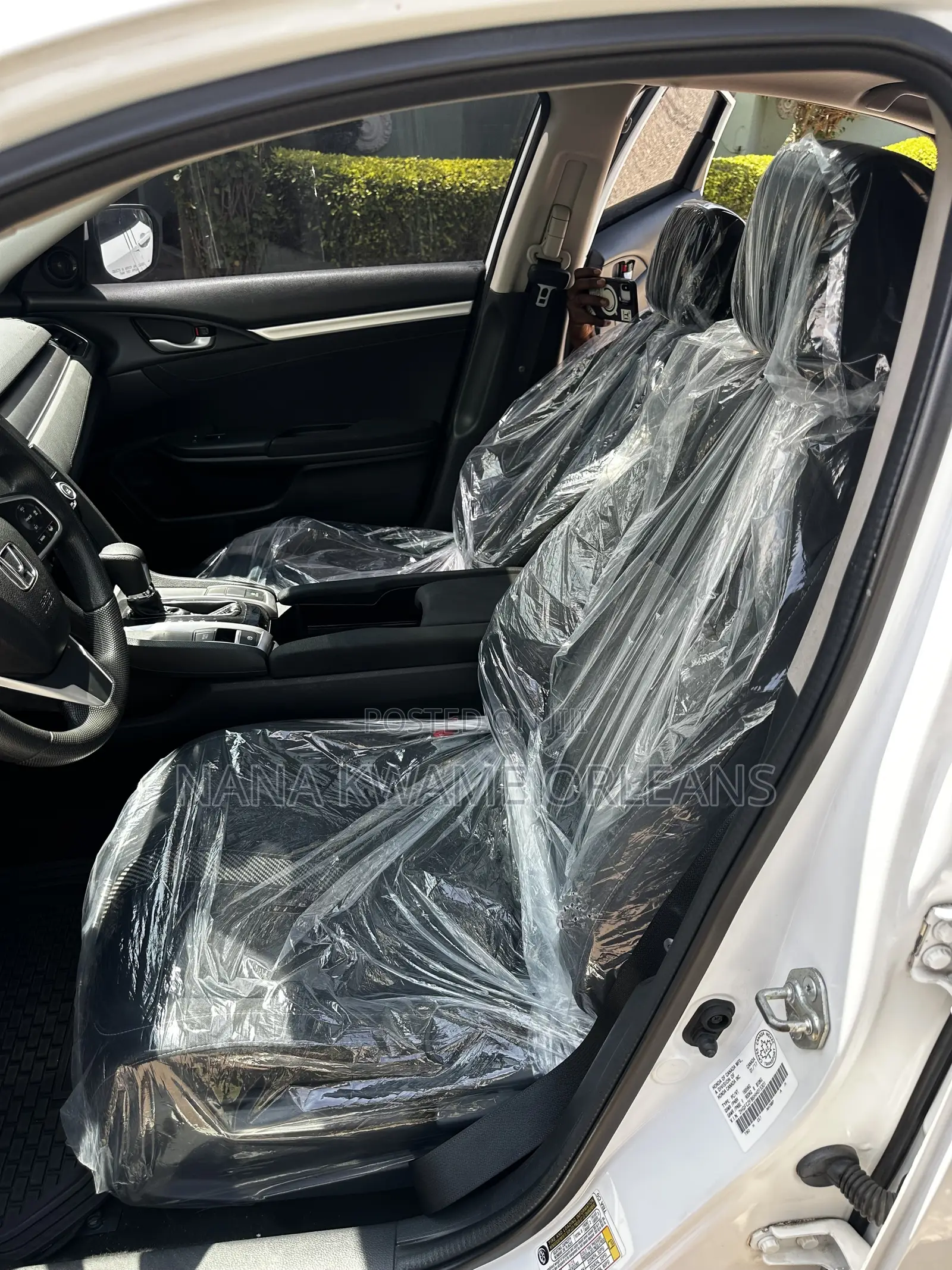 Honda Civic EX-L 4dr Sedan (1.5L 4cyl) 2017 White