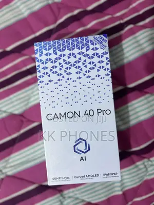 New Tecno Camon 40 Pro 5G 256 GB Black