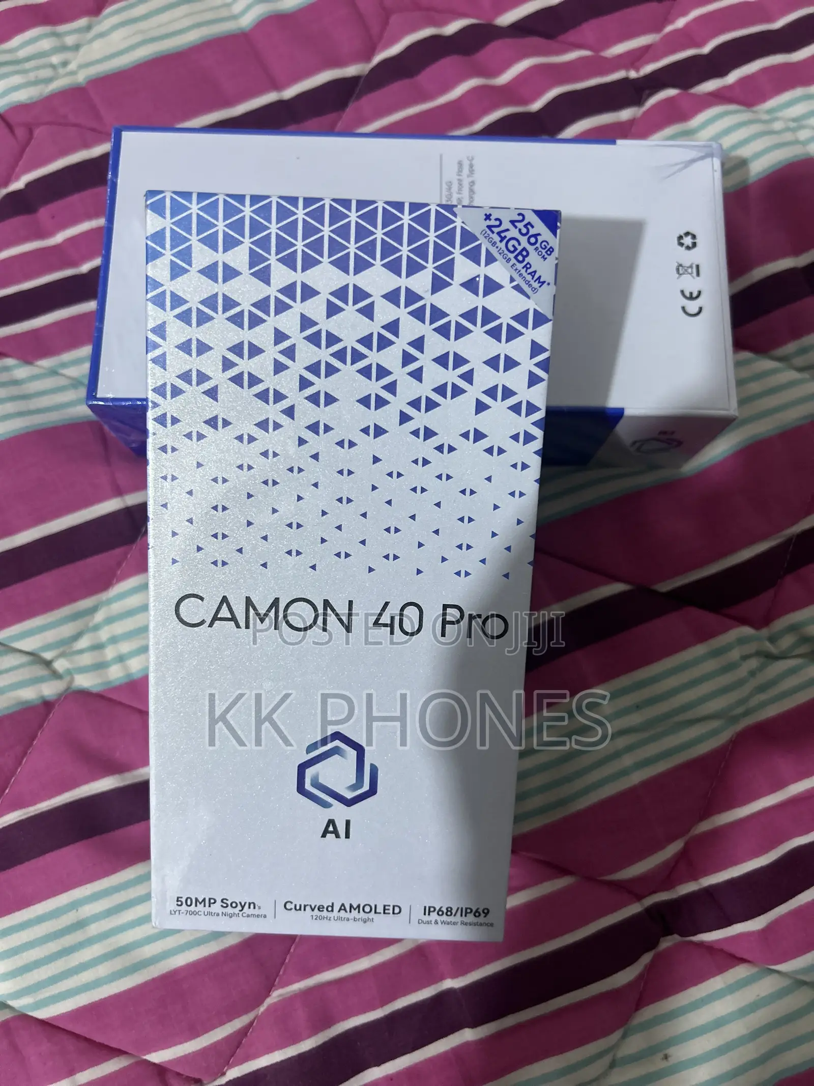 New Tecno Camon 40 Pro 5G 256 GB Black