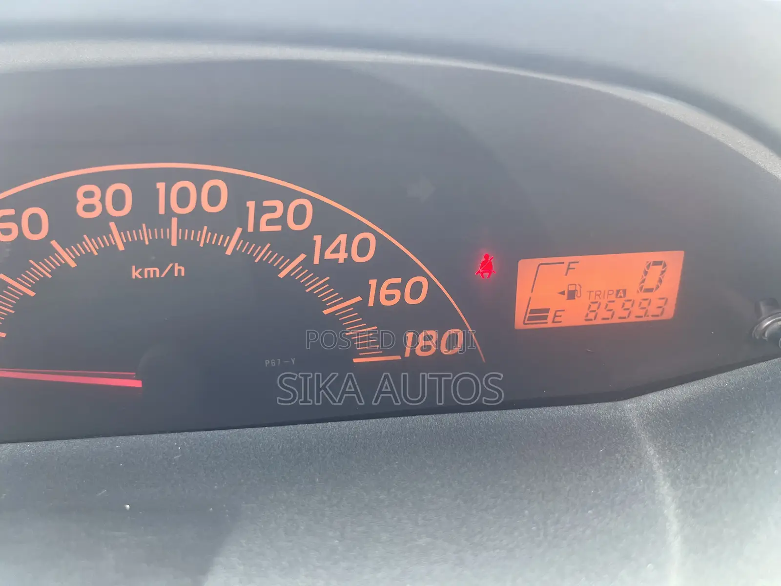 Toyota Vitz 1.3 AWD 3dr 2010 Red