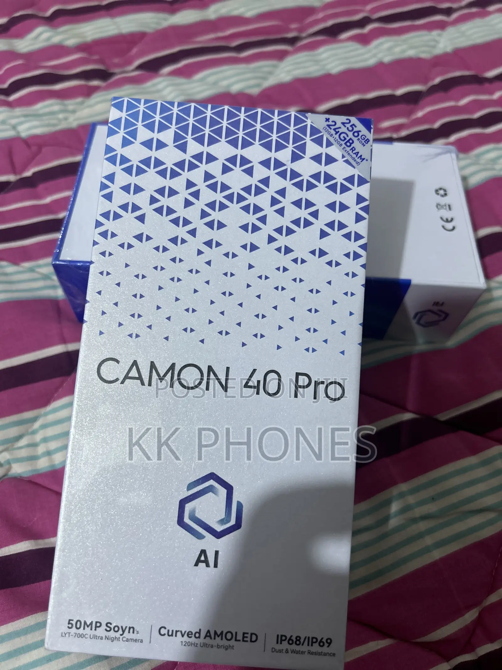 New Tecno Camon 40 Pro 5G 256 GB Black