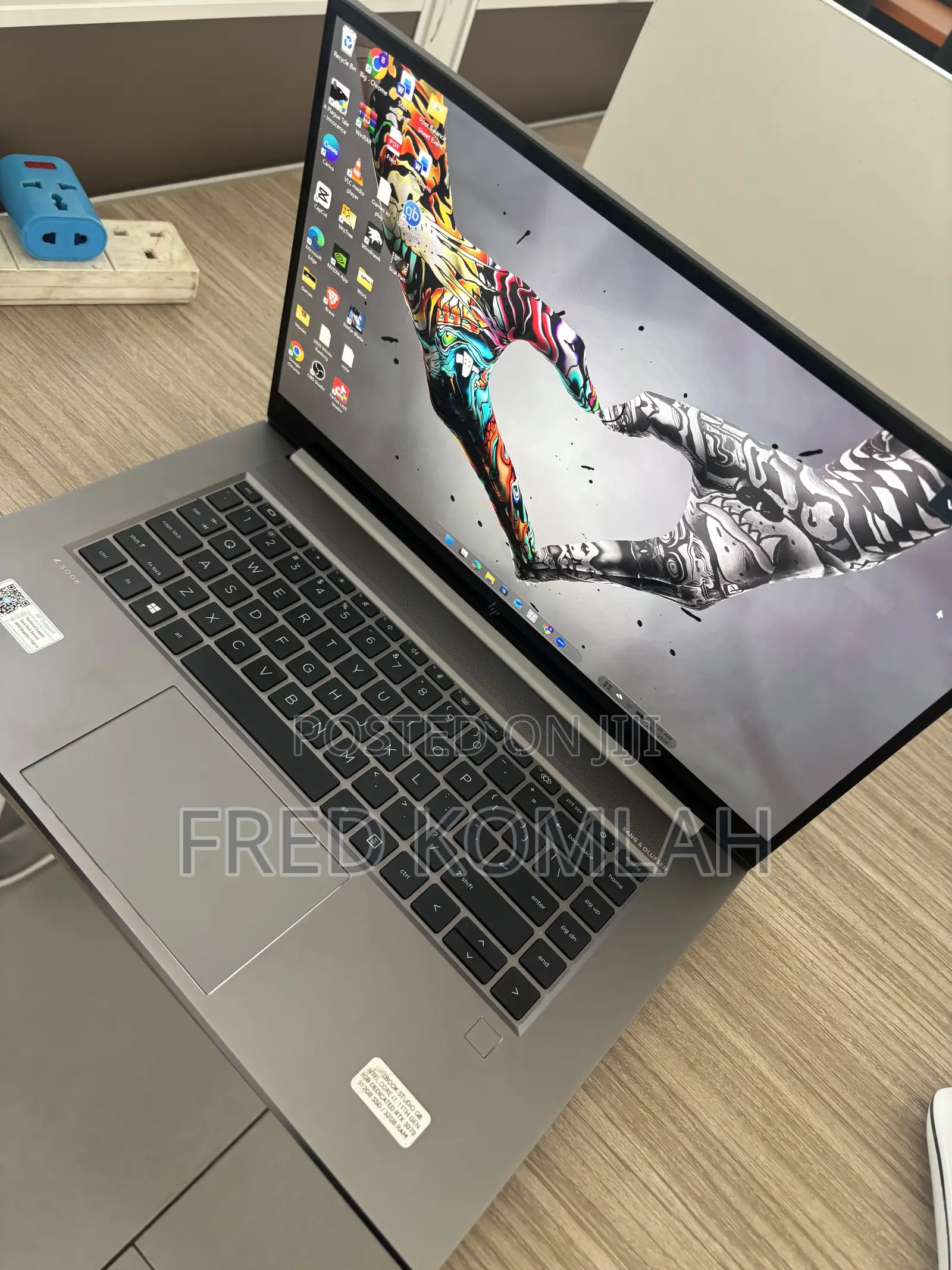 Laptop HP ZBook Studio G8 32GB Intel Core i7 SSD 512GB
