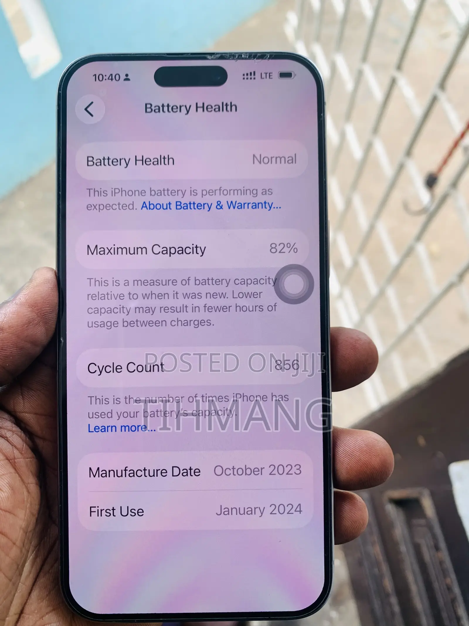 Apple iPhone 15 Pro Max 256 GB Silver