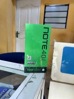 New Infinix Note 40 Pro 5G 256 GB Black