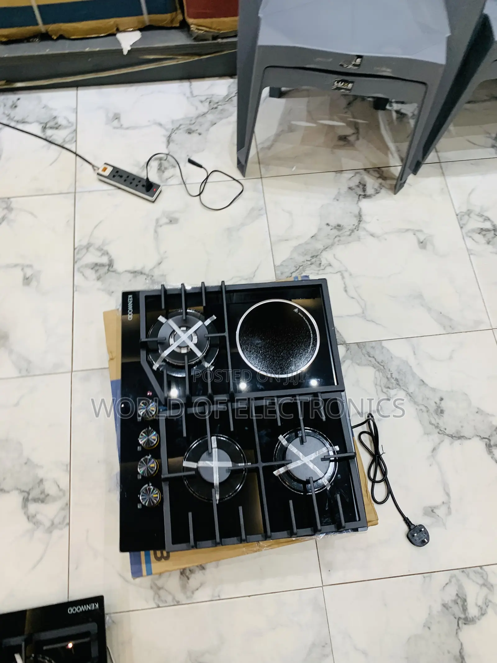 Ultra High Kenwood 60cm 3+1 Built-in Gas and Electric Combo Hob