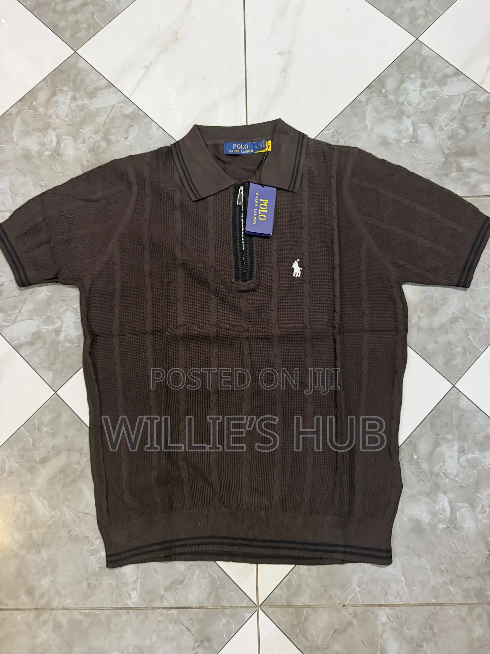 Zara Polo Dotted Top