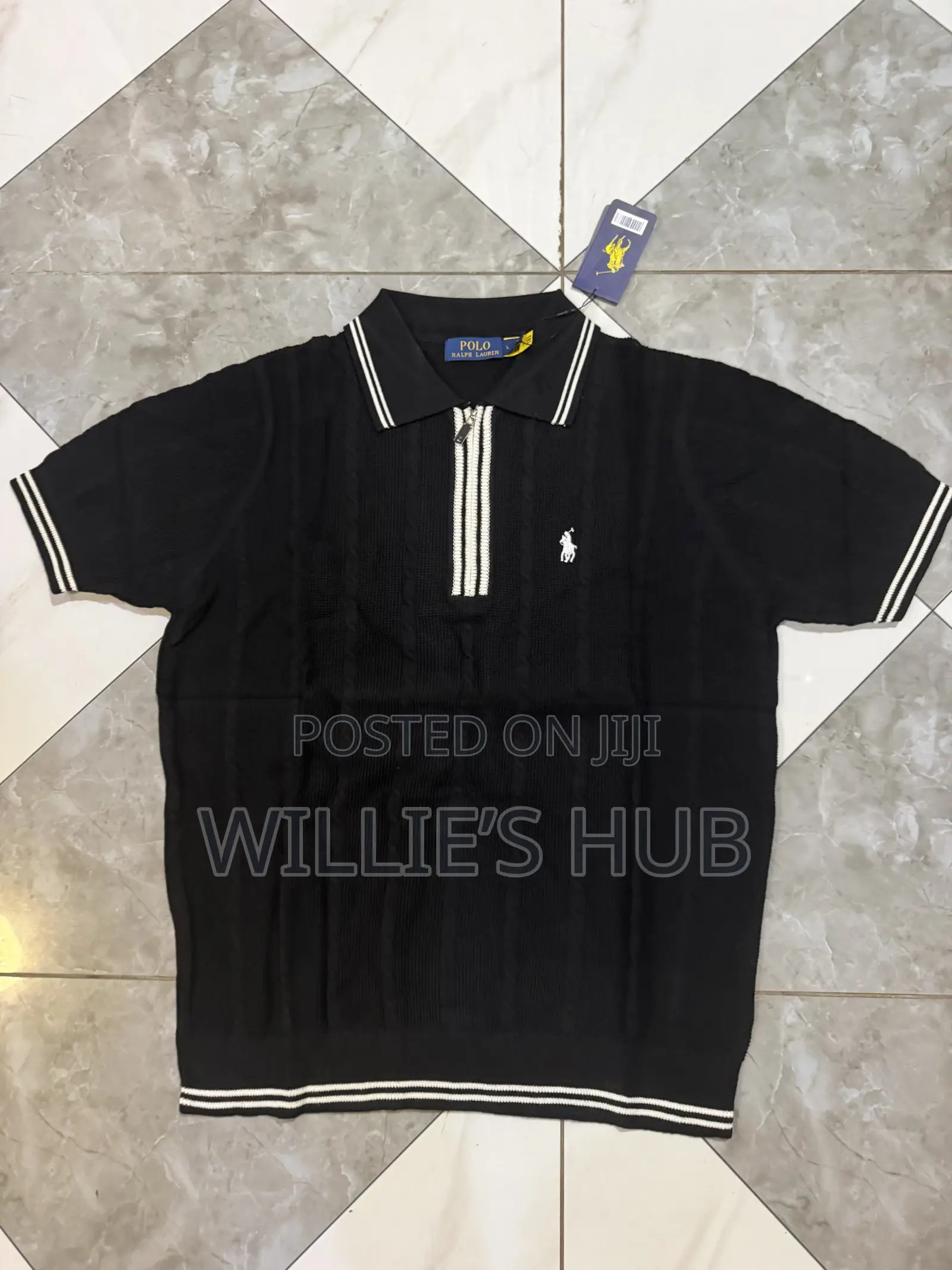 Zara Polo Dotted Top