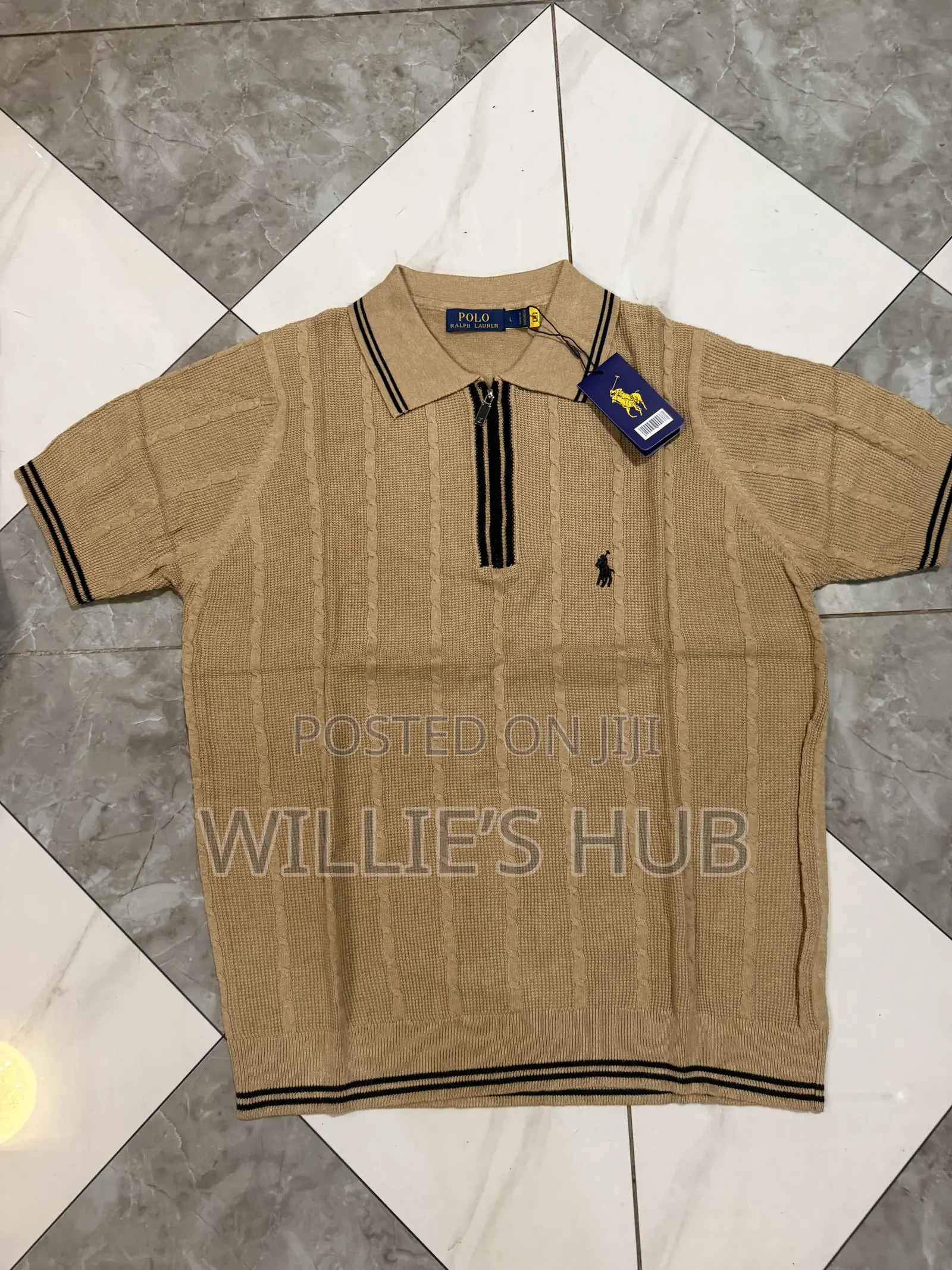 Zara Polo Dotted Top