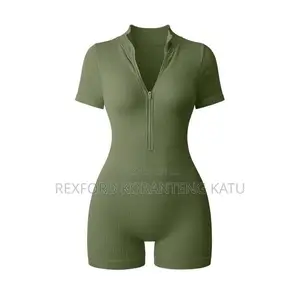 Seamless Zipper Romper