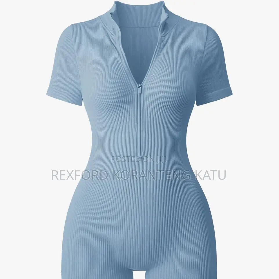 Seamless Zipper Romper