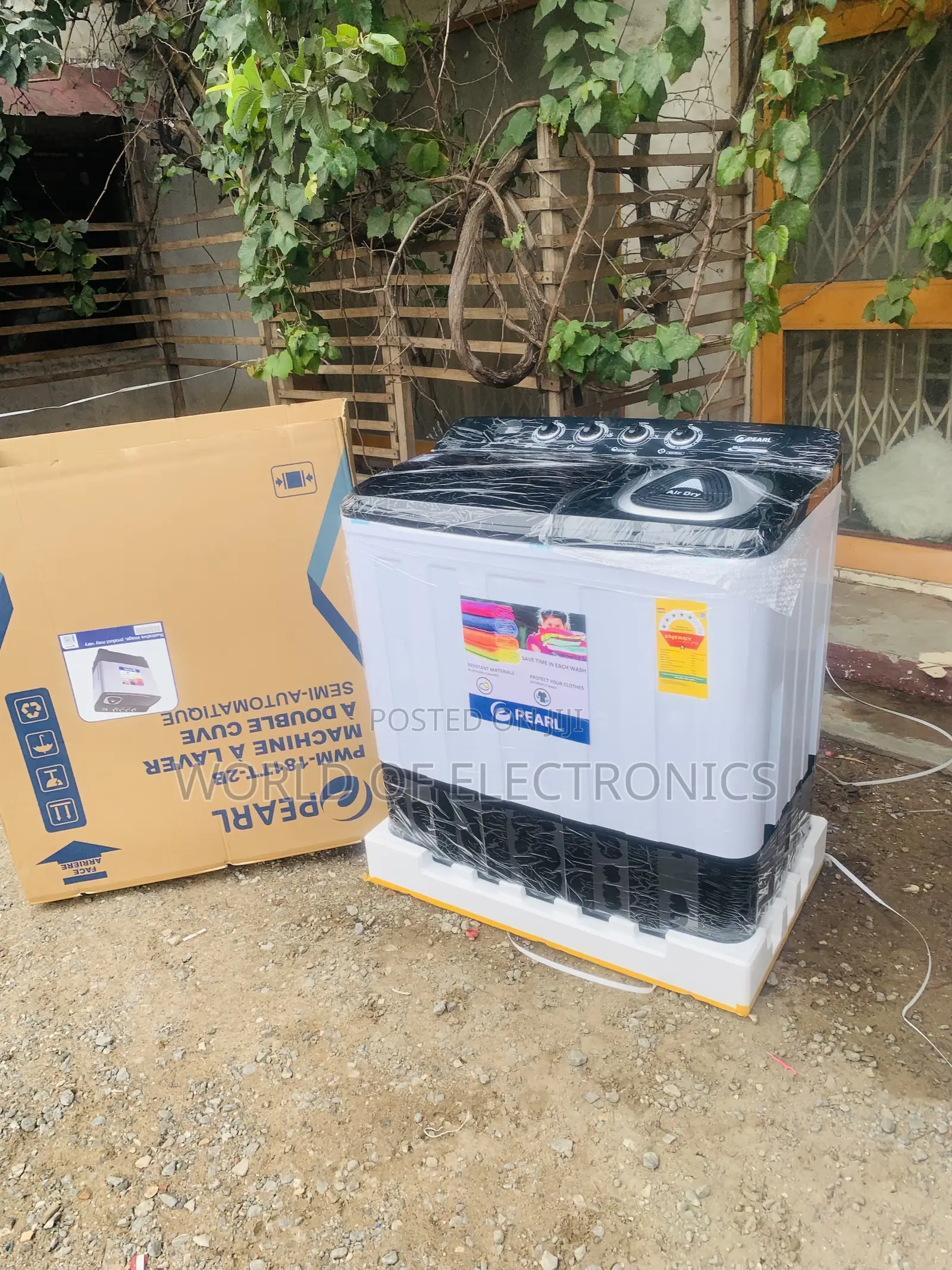 Pearl 18kg Twin Tub Semi-Automatic Washing Machine