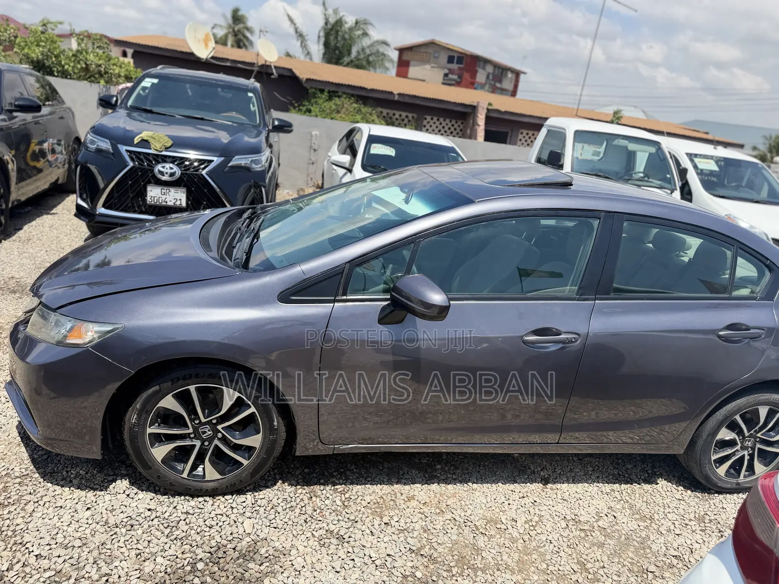 Honda Civic EX 2dr Coupe (1.8L 4cyl 5M) 2015 Gray
