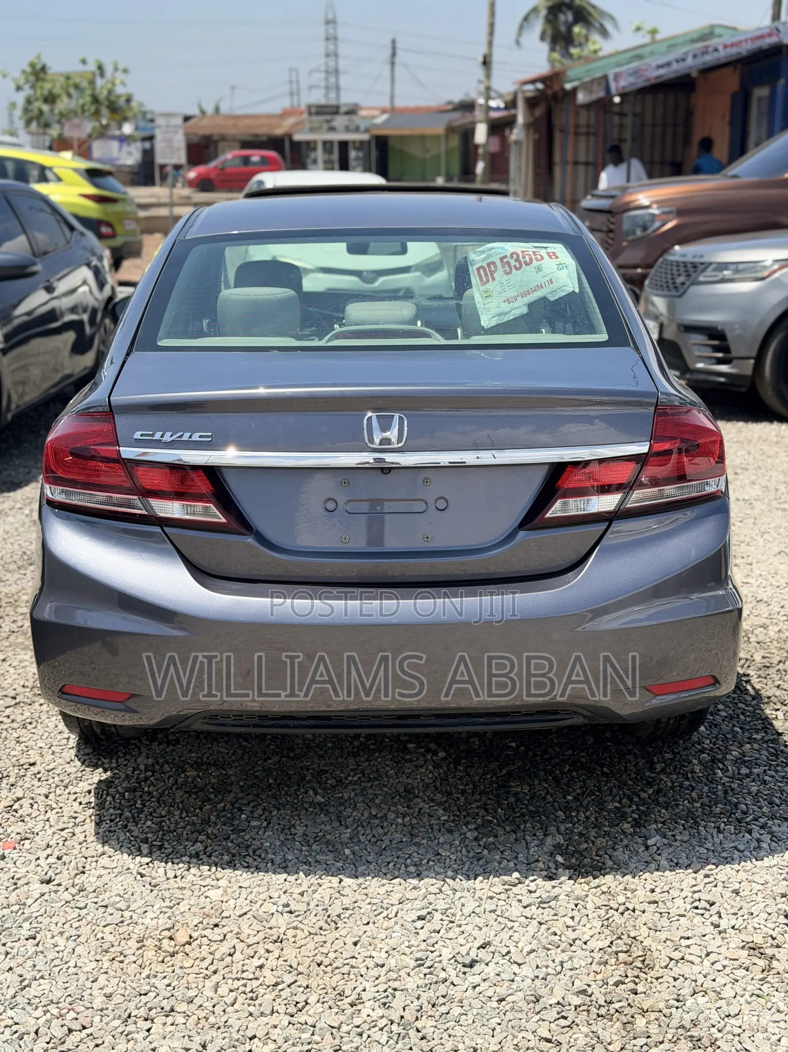 Honda Civic EX 2dr Coupe (1.8L 4cyl 5M) 2015 Gray