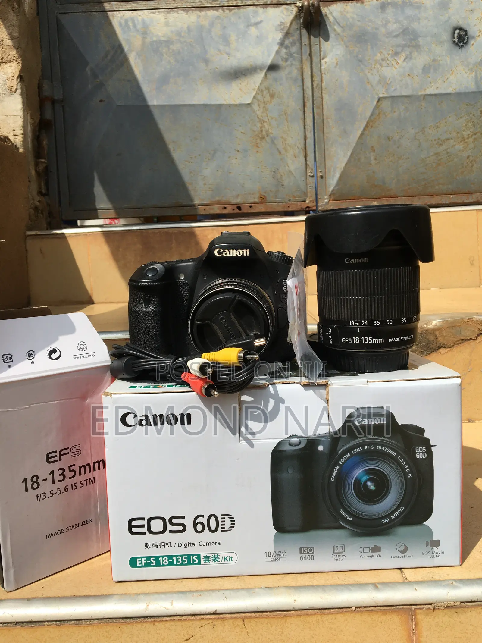 Canon EOS 60D, UK Used With 50mmf1.8 Lens and 18-135mm Two Batteries