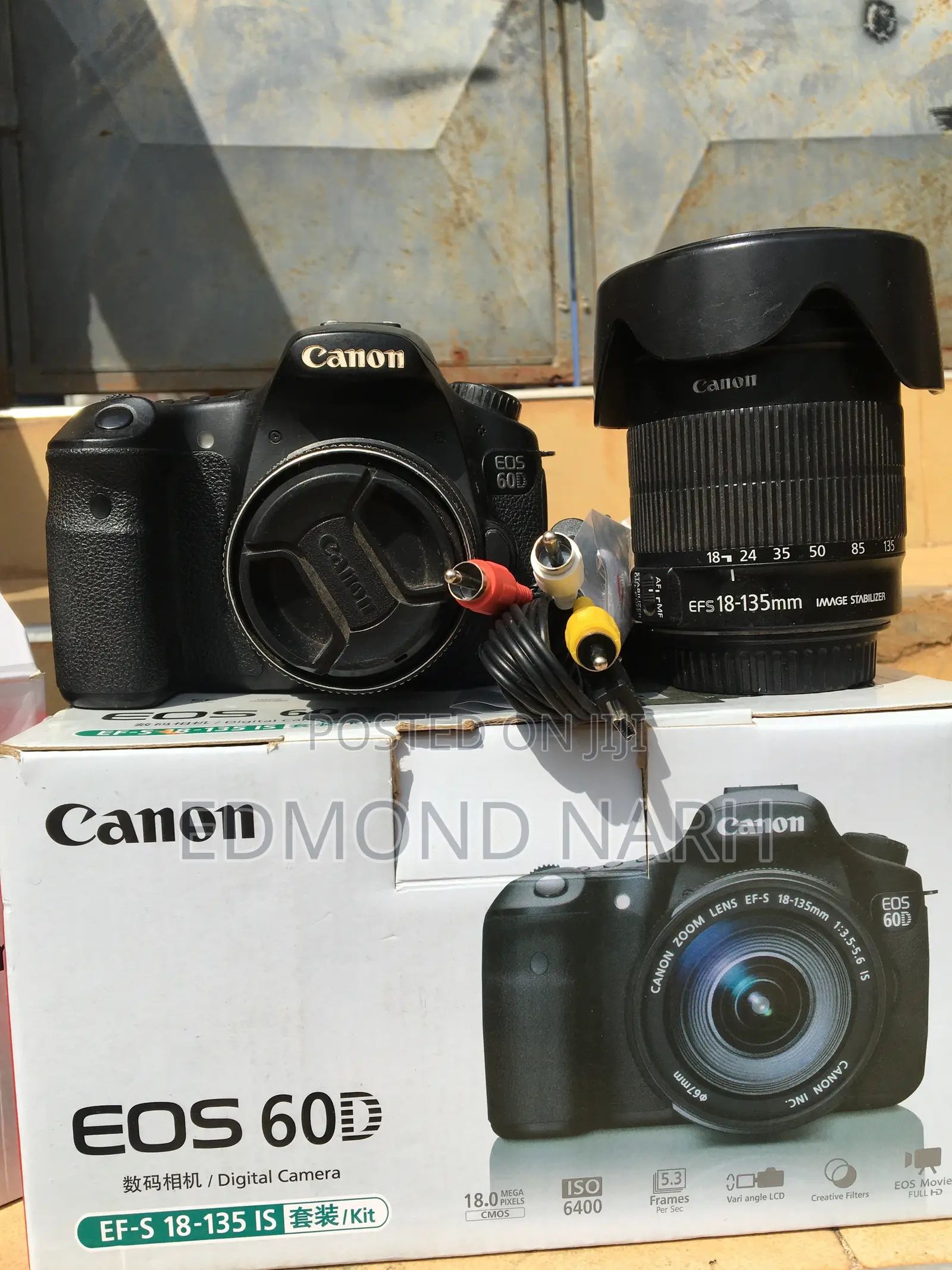 Canon EOS 60D, UK Used With 50mmf1.8 Lens and 18-135mm Two Batteries