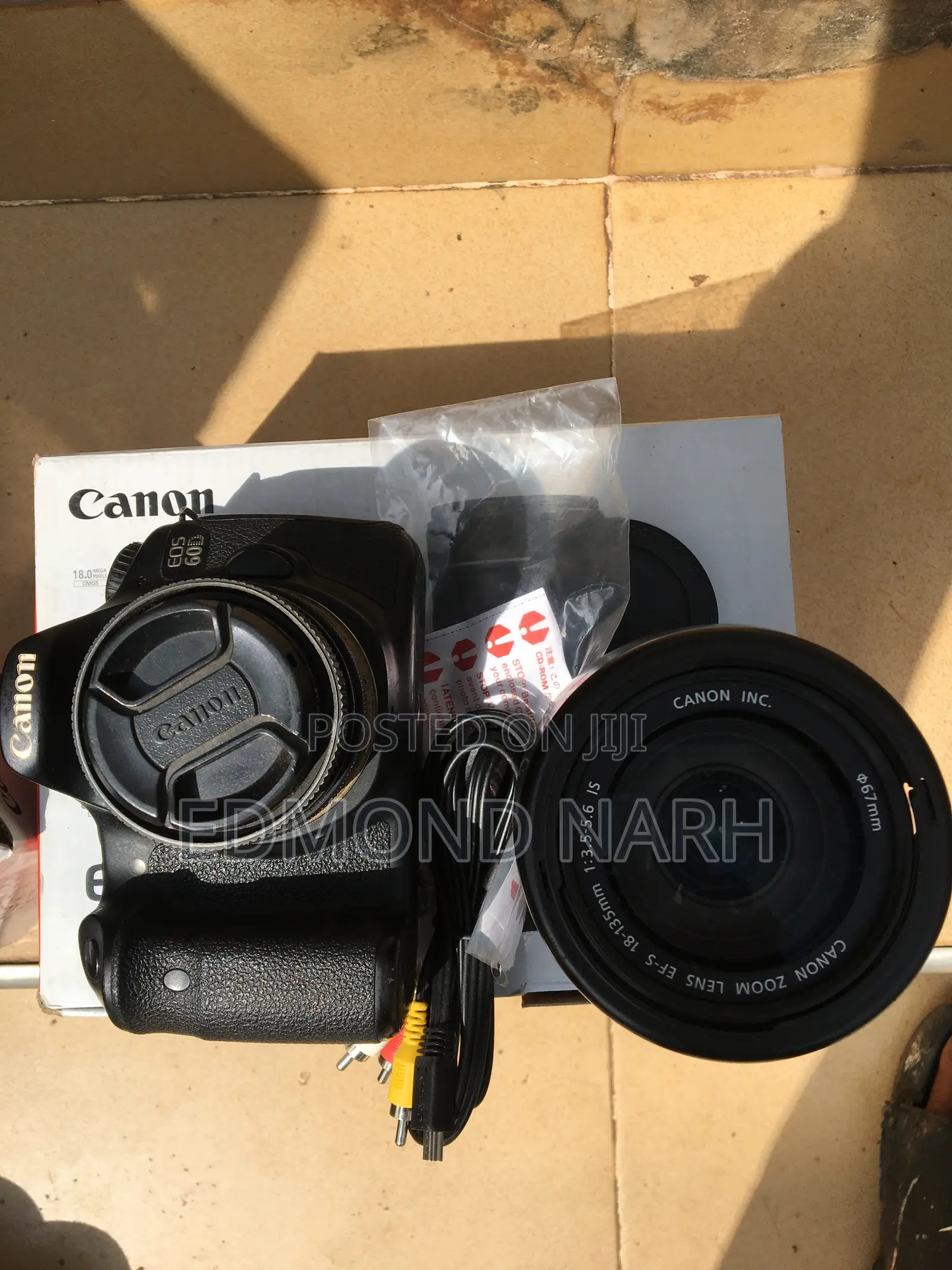 Canon EOS 60D, UK Used With 50mmf1.8 Lens and 18-135mm Two Batteries