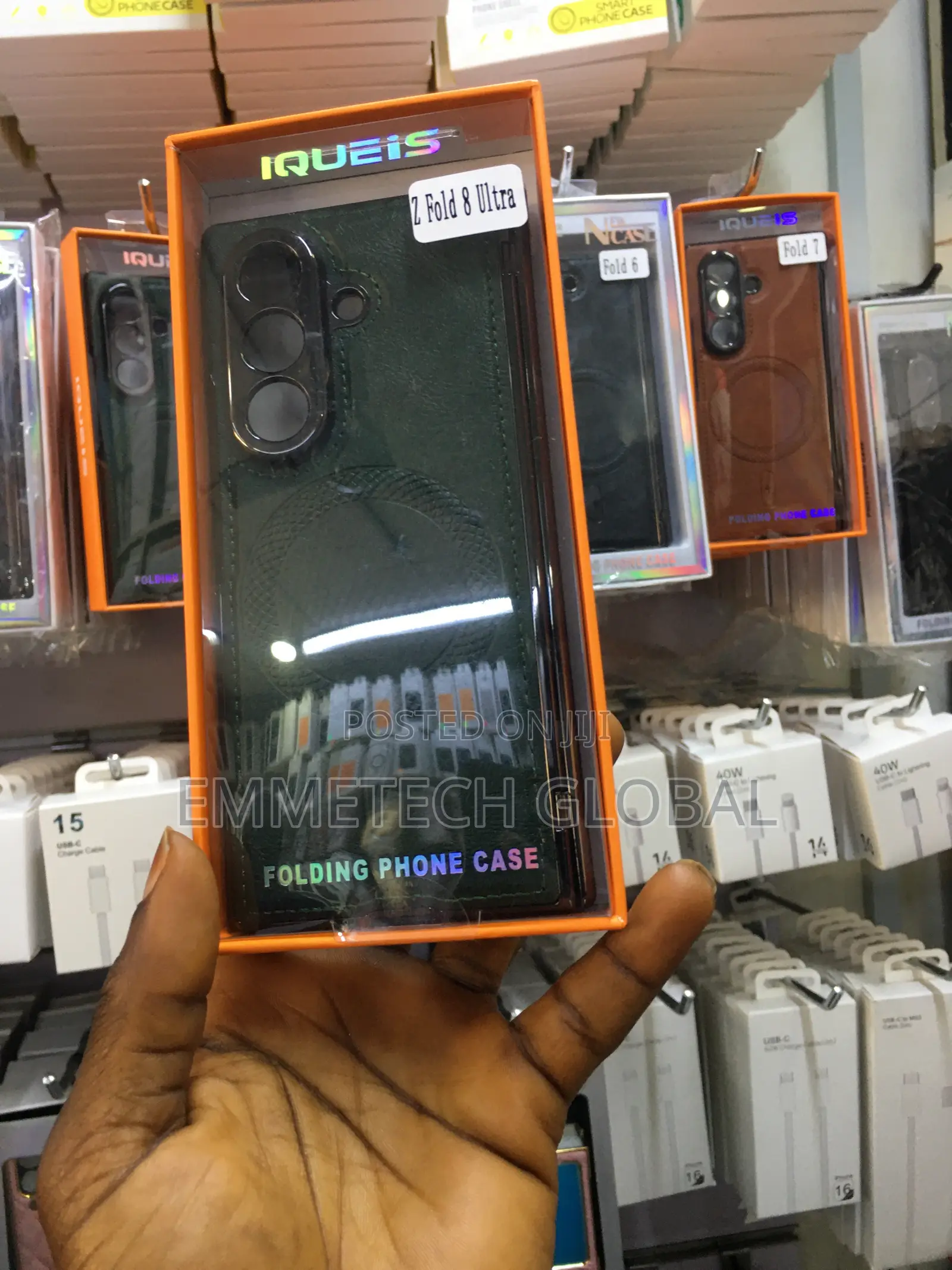 Z Fold 8 Ultra Leather Case