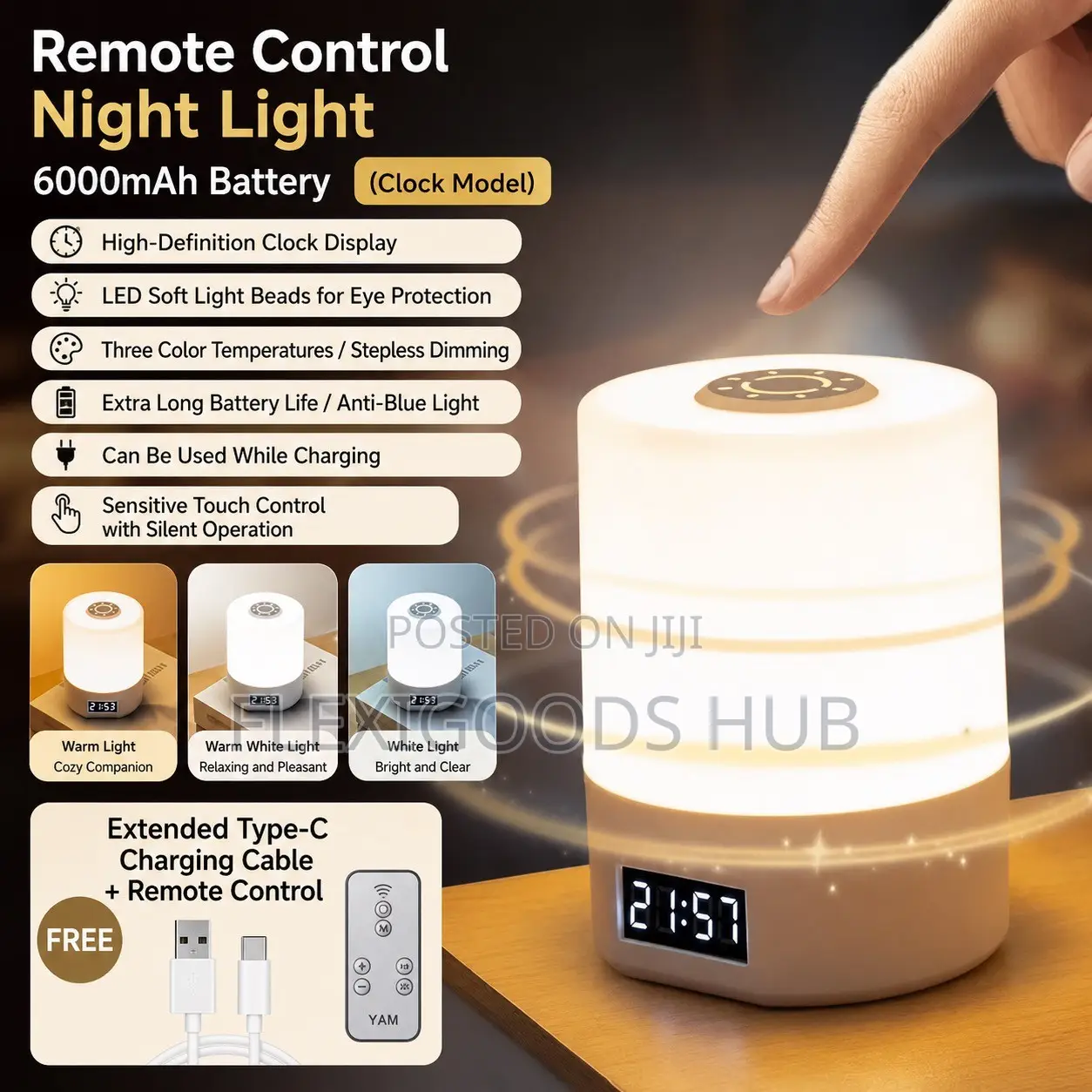 Digital Bedside Lamp
