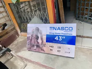 Available Now Nasco 43”TV FHD Satellite Digital