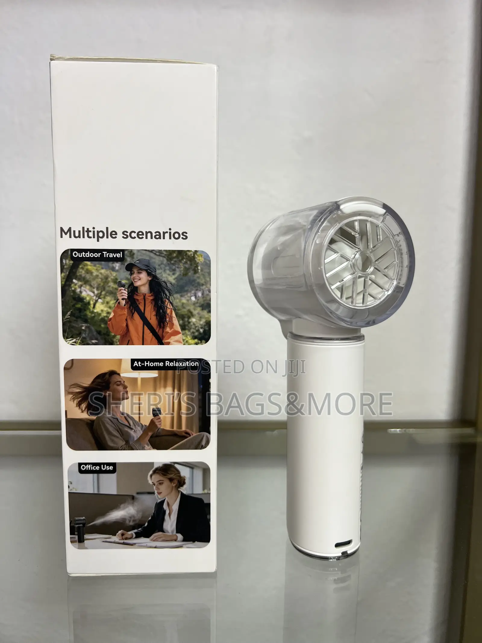 High-Speed Water Spray Handheld Fan