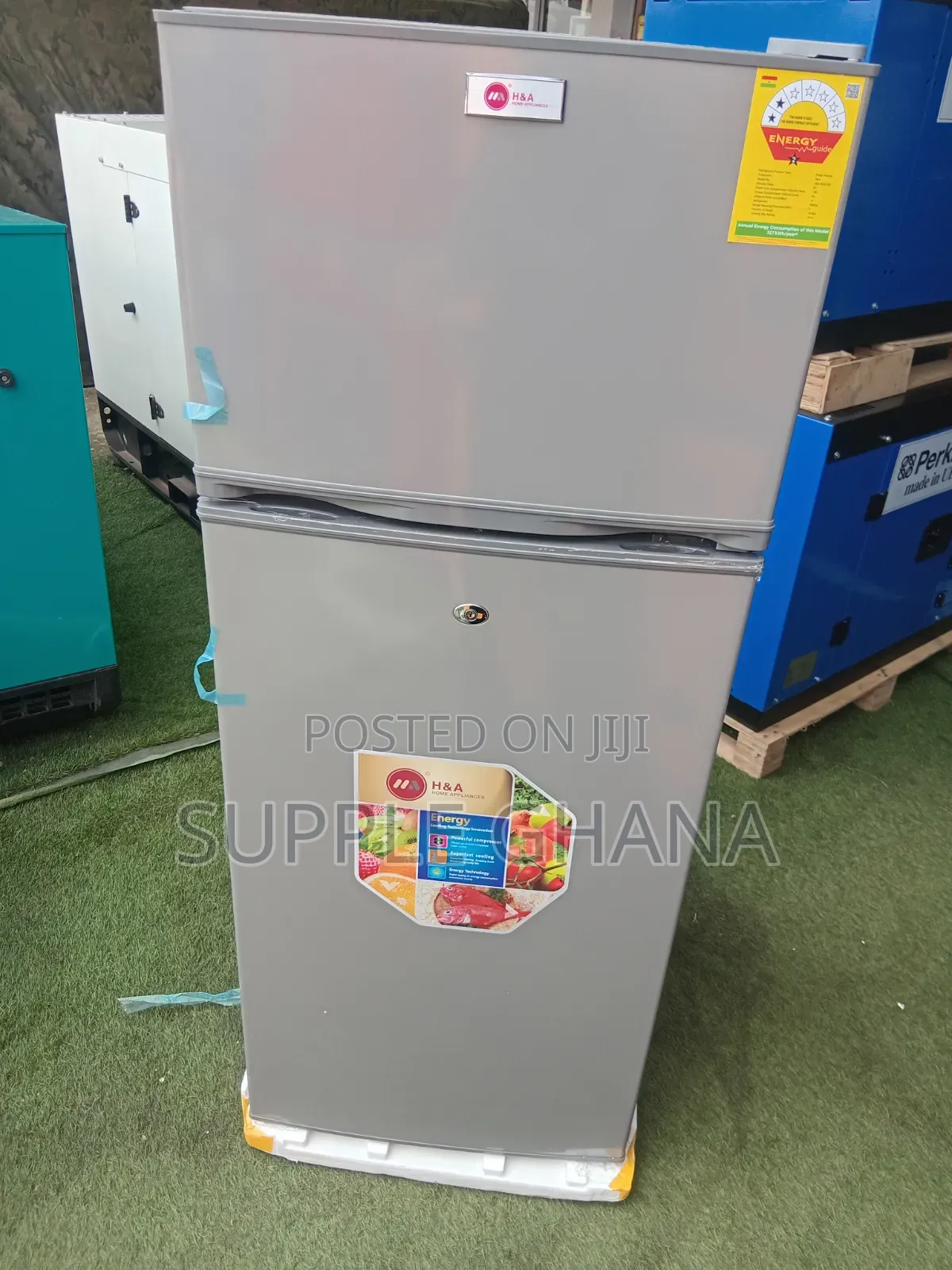 H&A Premium Refrigerator – Spacious Double Door Design for Home Office